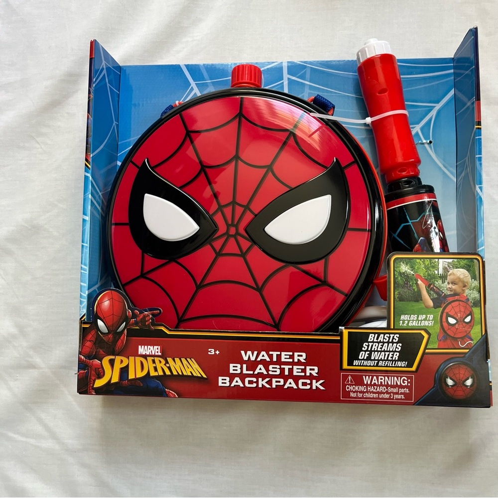 Marvel Spider-Man Red Water Blaster Backpack